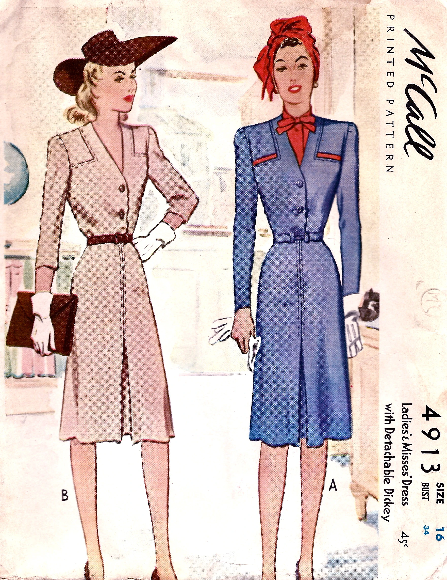 McCall 4913 | Vintage Sewing Patterns | FANDOM powered by Wikia