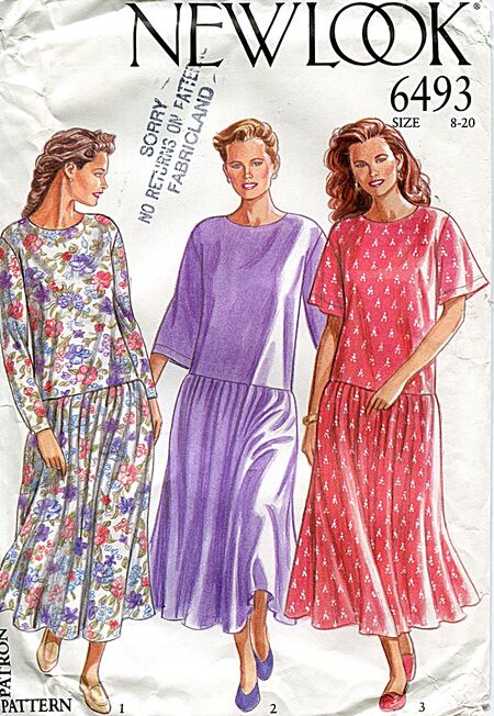 New Look 6493 | Vintage Sewing Patterns | FANDOM powered by Wikia