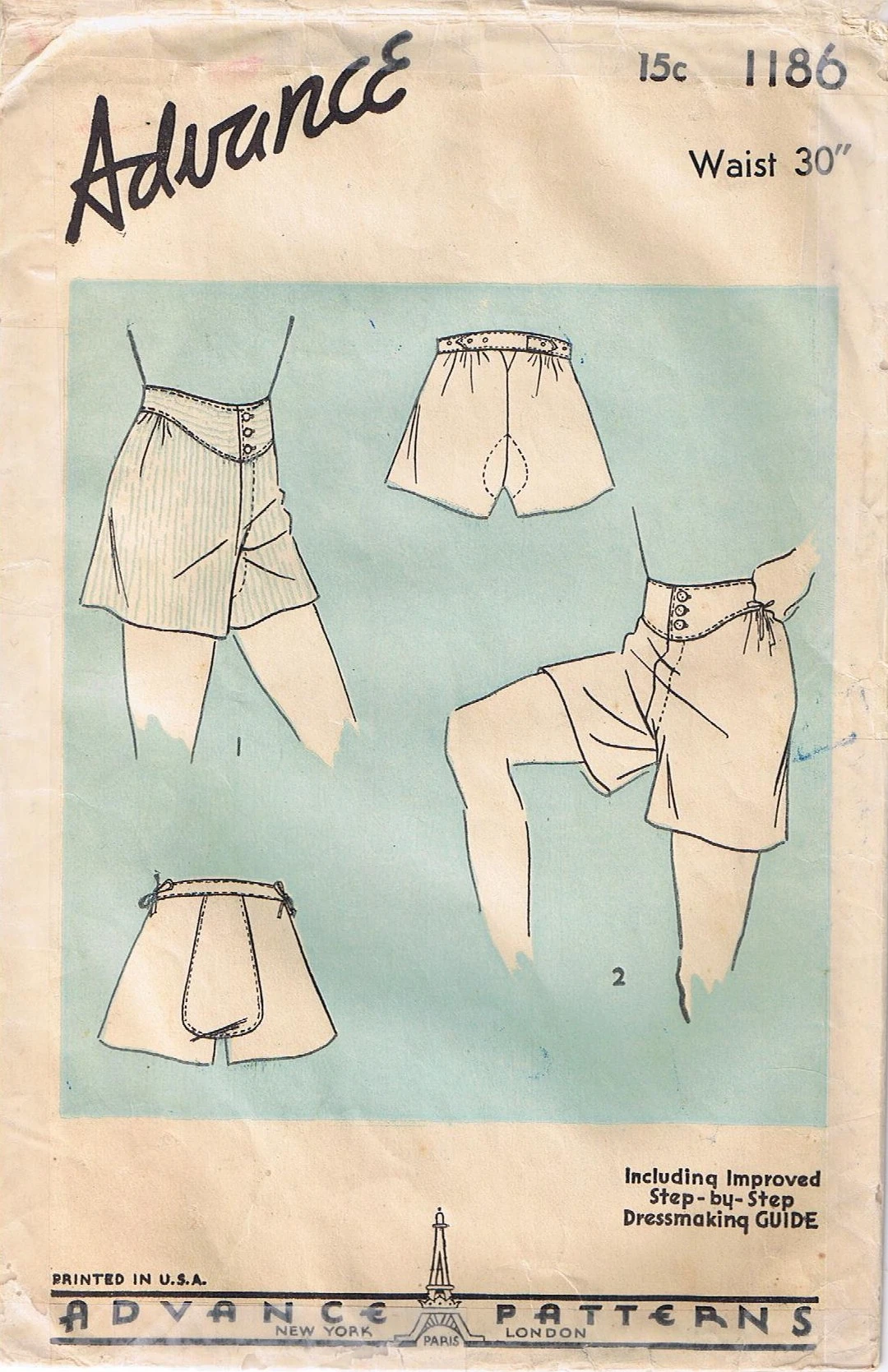 Advance 1186 | Vintage Sewing Patterns | FANDOM powered by Wikia