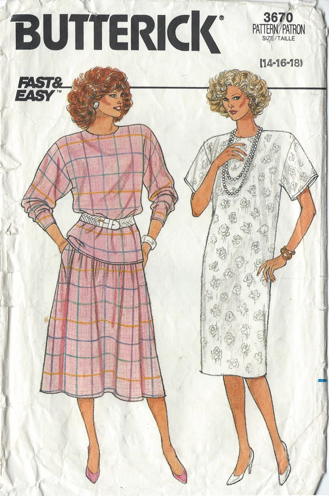 Butterick 3670 B | Vintage Sewing Patterns | FANDOM powered by Wikia