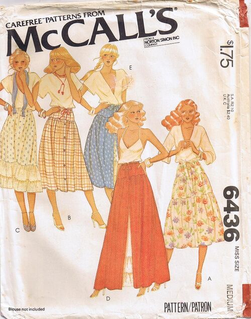 McCall's 6436 A | Vintage Sewing Patterns | FANDOM powered by Wikia