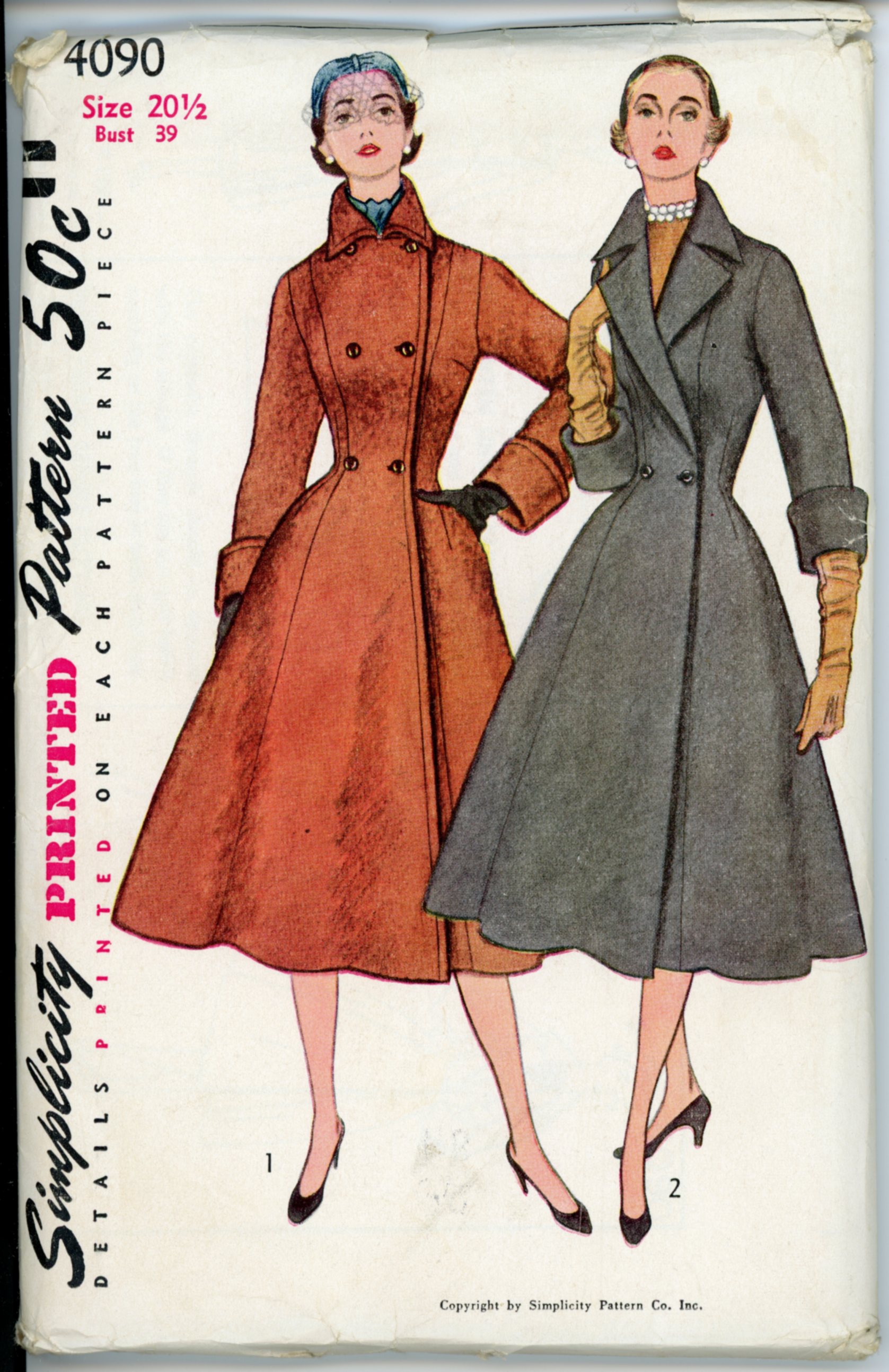 Simplicity 4090 B | Vintage Sewing Patterns | FANDOM powered by Wikia