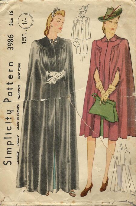 Simplicity 3986 | Vintage Sewing Patterns | FANDOM powered by Wikia