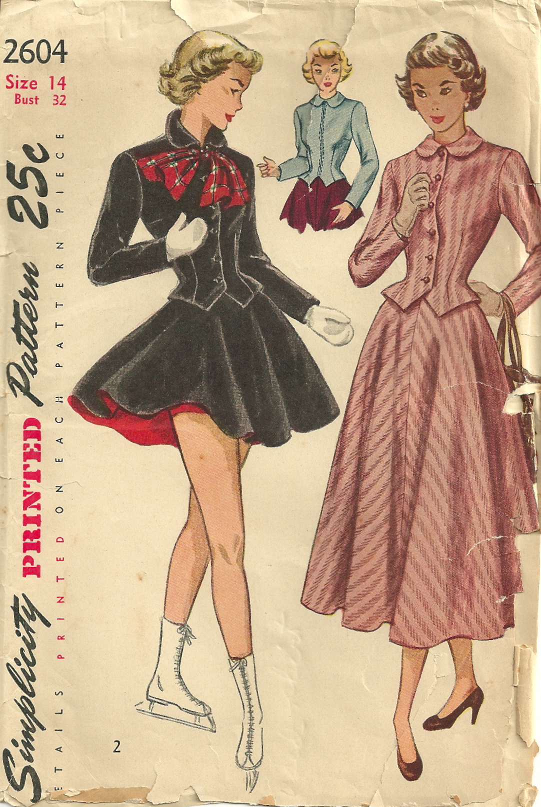Simplicity 2604 A | Vintage Sewing Patterns | FANDOM powered by Wikia