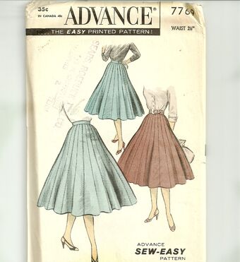 Advance 7769 Vintage Sewing Patterns Fandom