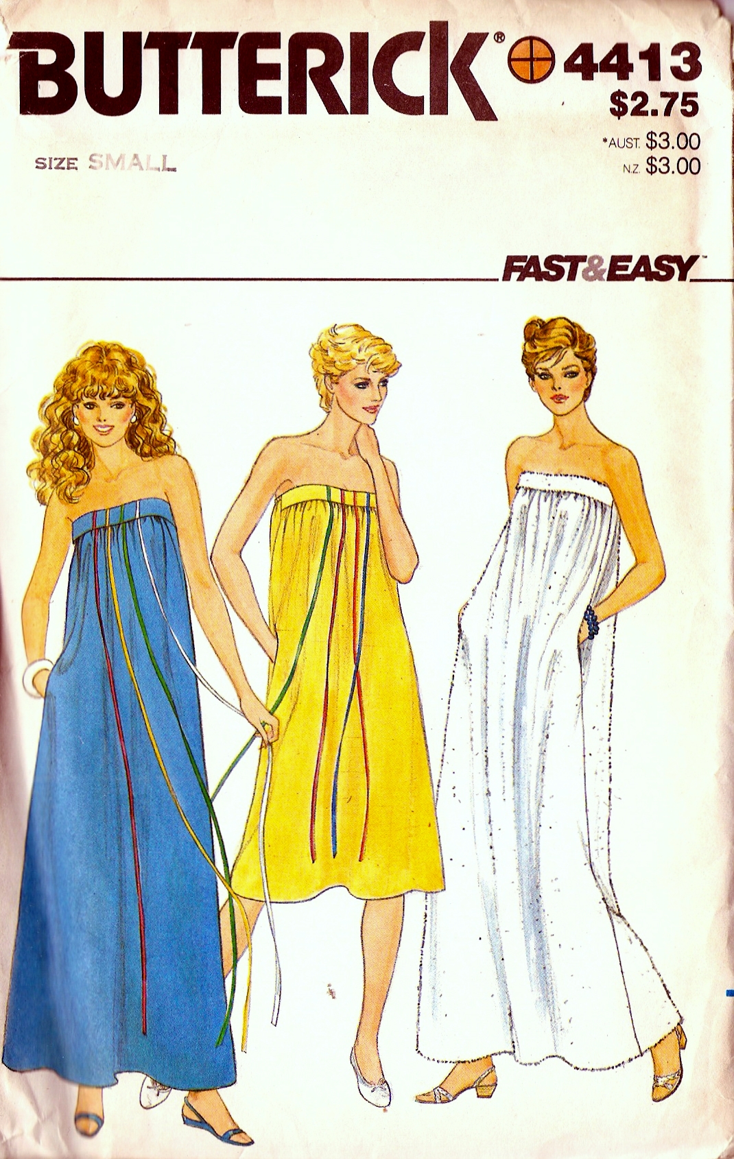 Image Butterick 4413.jpg Vintage Sewing Patterns FANDOM powered