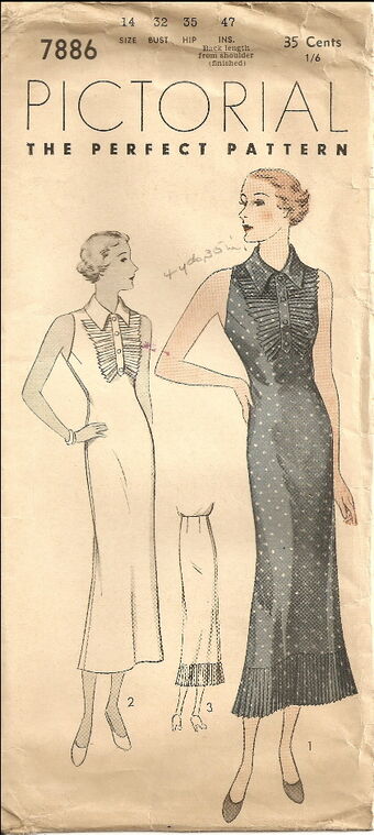 Pictorial Review 7886 Vintage Sewing Patterns Fandom