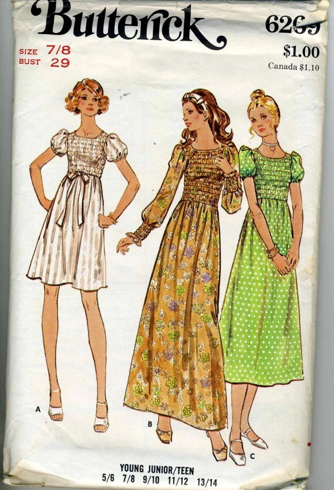 Butterick 6269 A Vintage Sewing Patterns FANDOM powered by Wikia