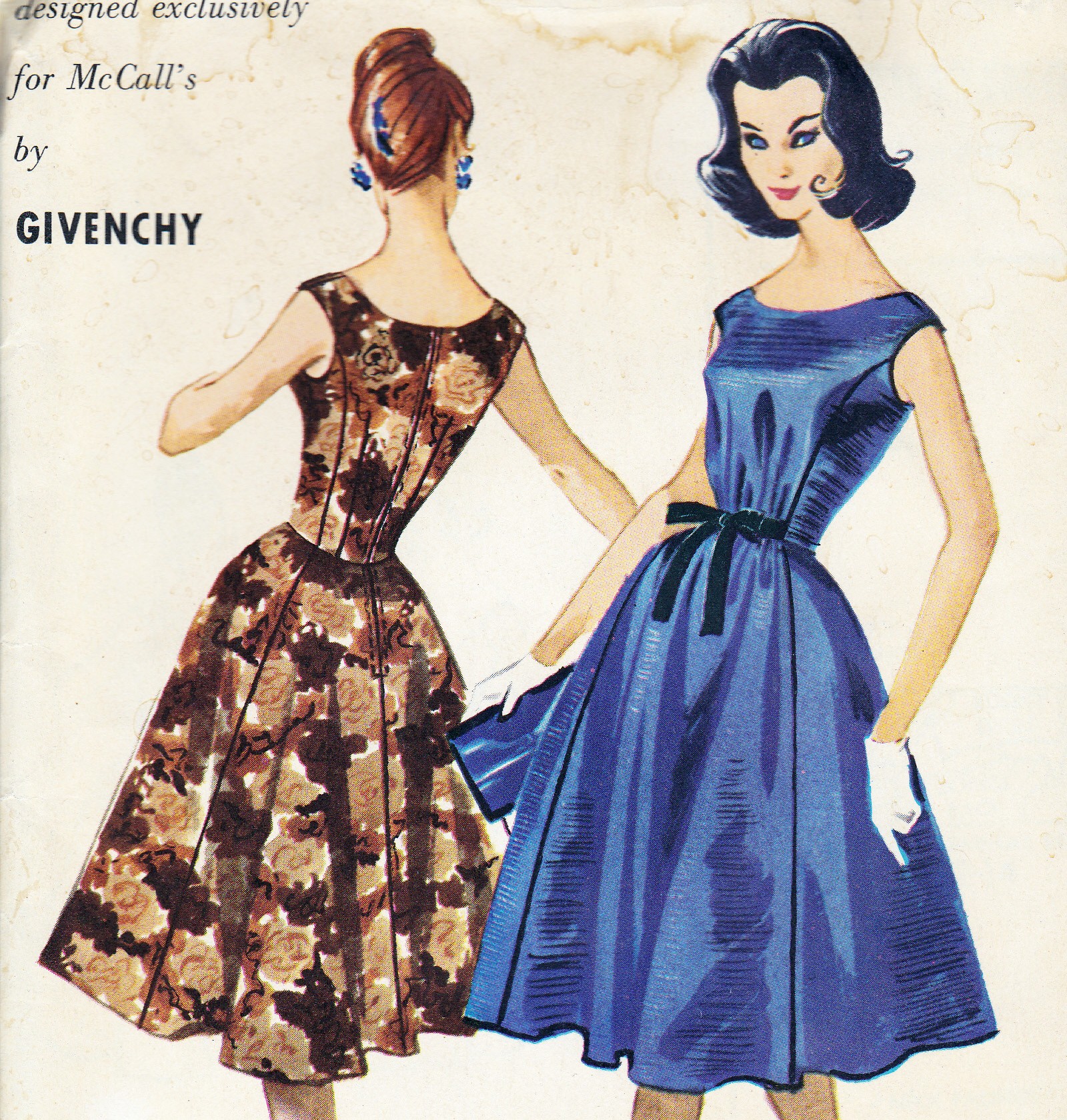 Модели платьев 50 60 годов