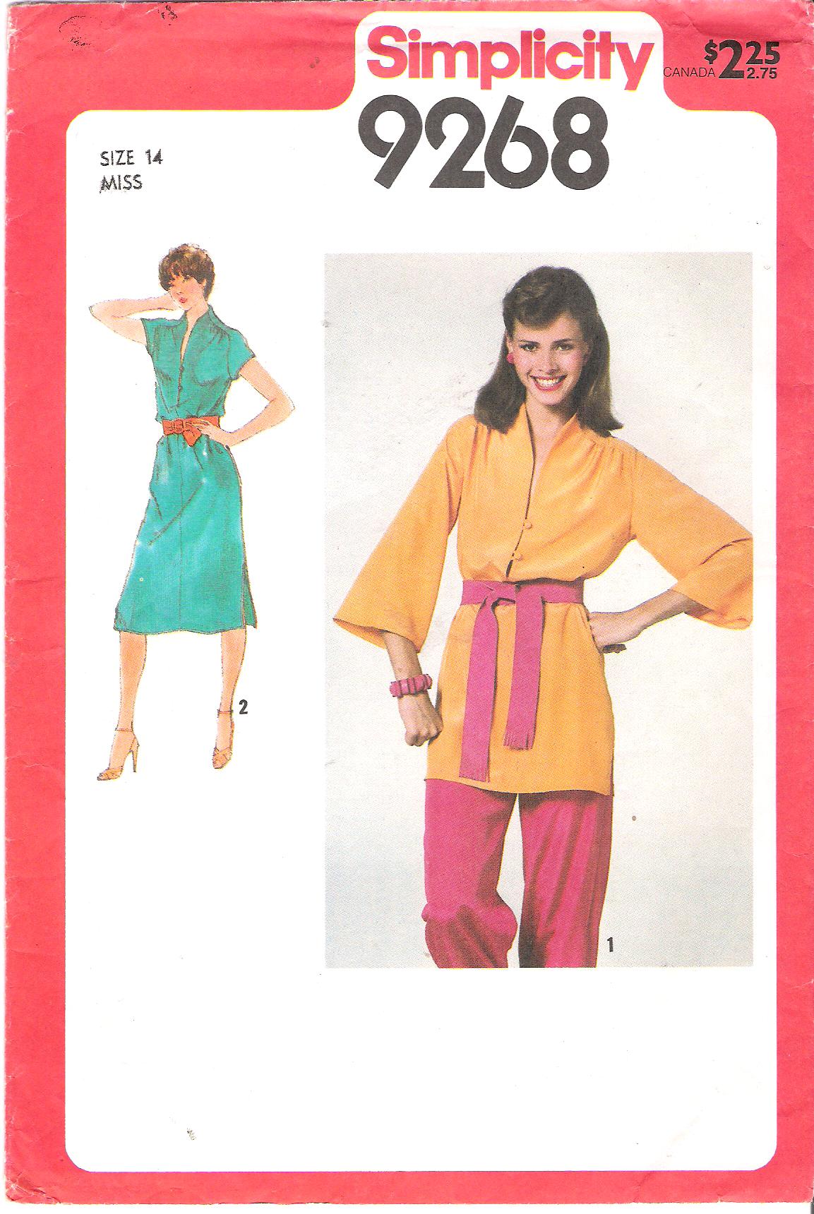 Simplicity 9268 A Vintage Sewing Patterns FANDOM powered by Wikia