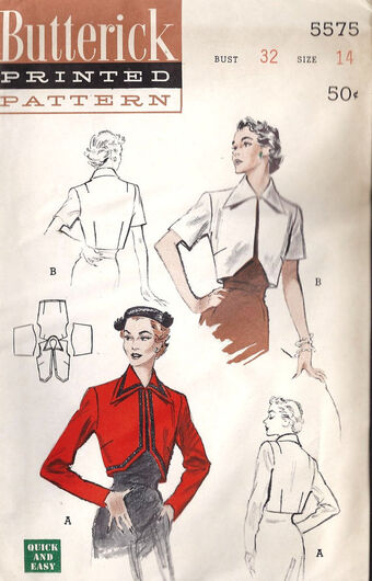 Butterick 5575 Vintage Sewing Patterns Fandom