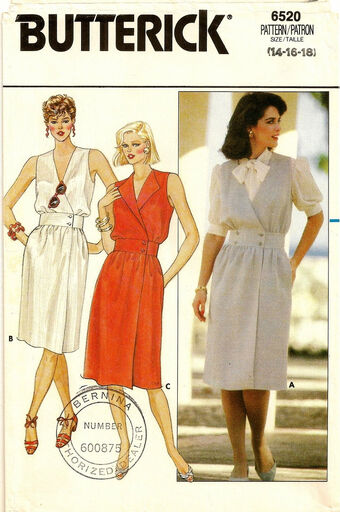 Butterick 6520 C Vintage Sewing Patterns Fandom