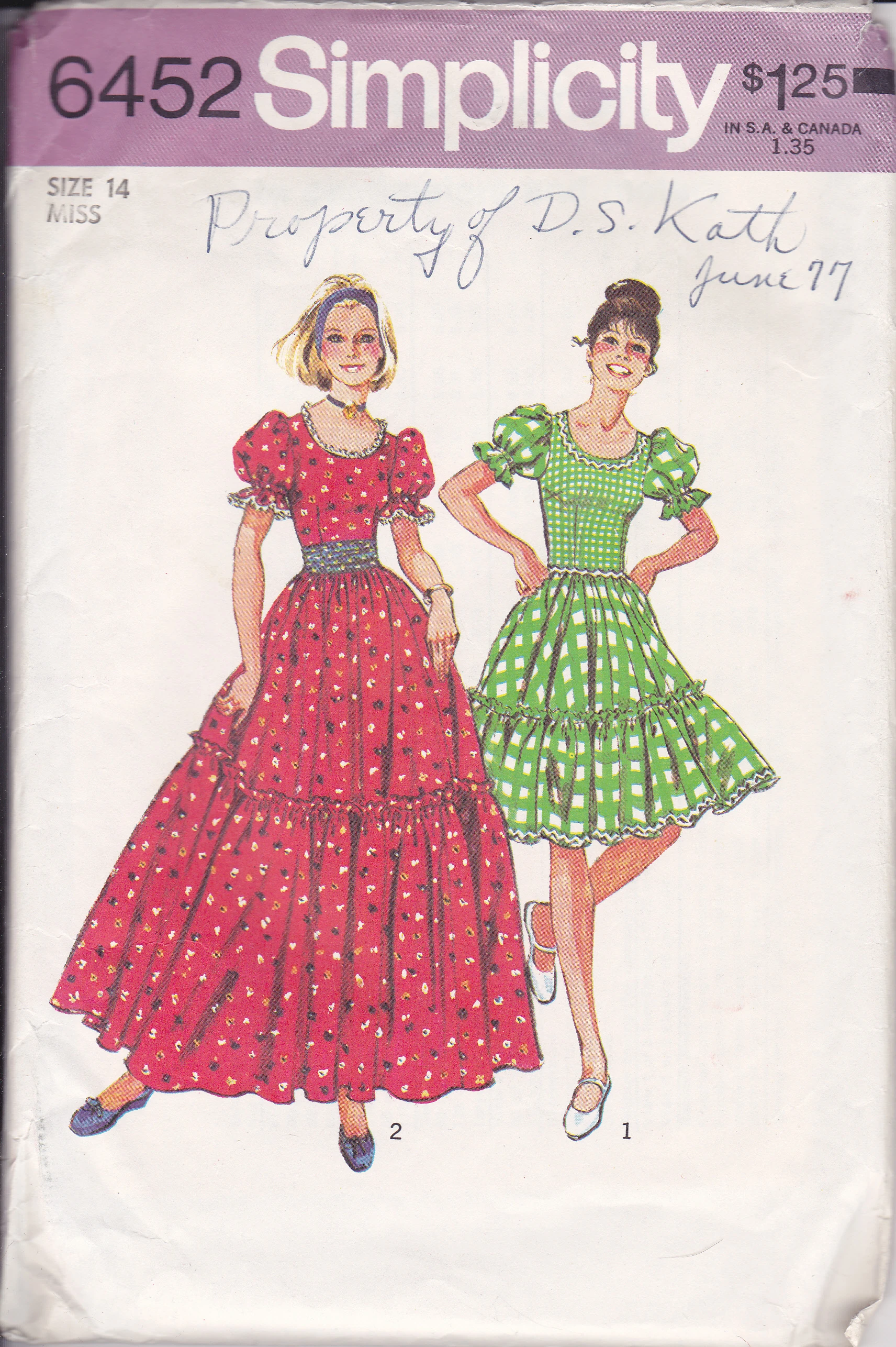 Image Simplicity 6452.jpg Vintage Sewing Patterns FANDOM powered