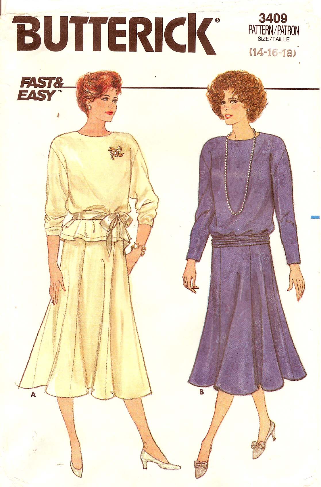 Butterick 3409 Vintage Sewing Patterns FANDOM powered by Wikia
