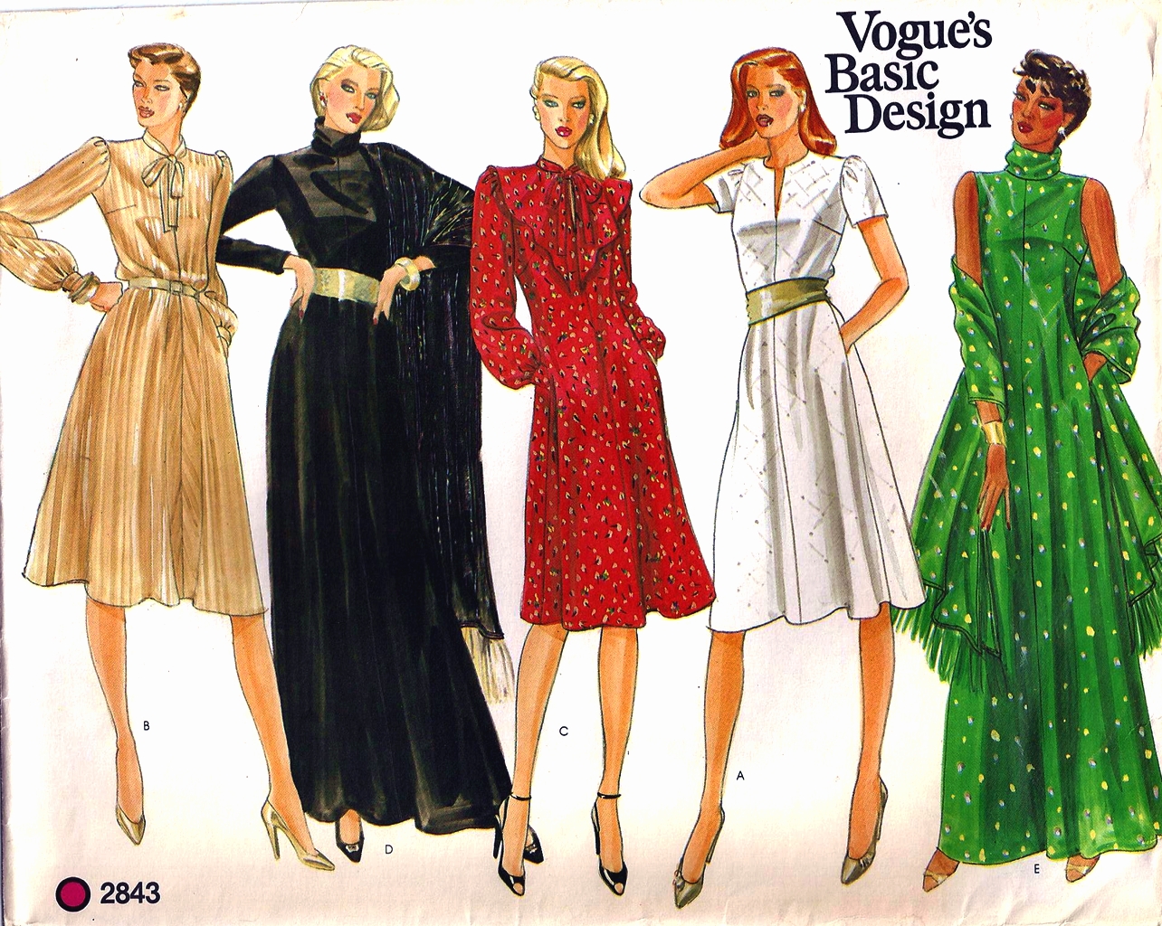 Vogue 2843 | Vintage Sewing Patterns | FANDOM powered by Wikia