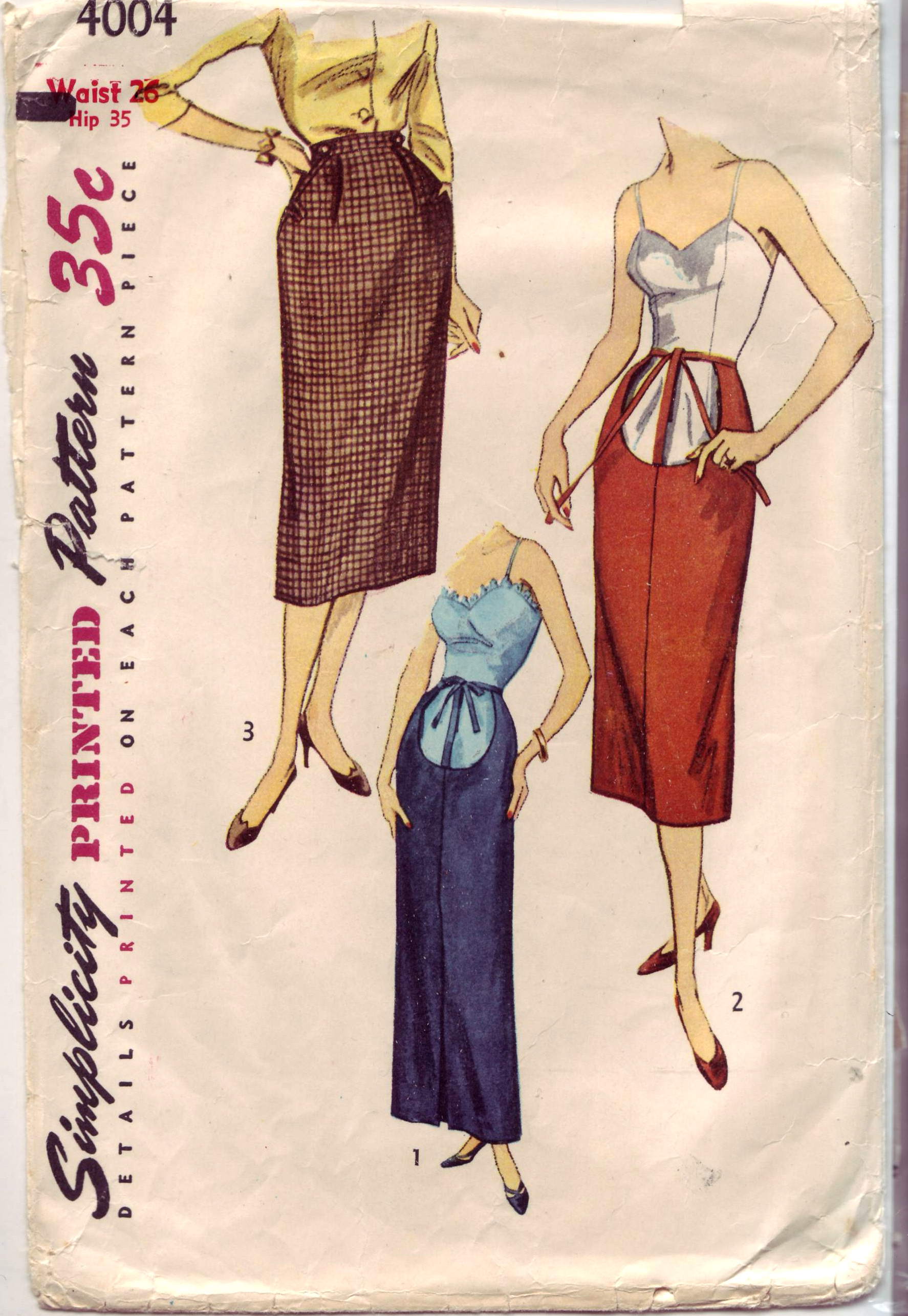 Simplicity 4004 | Vintage Sewing Patterns | FANDOM powered by Wikia
