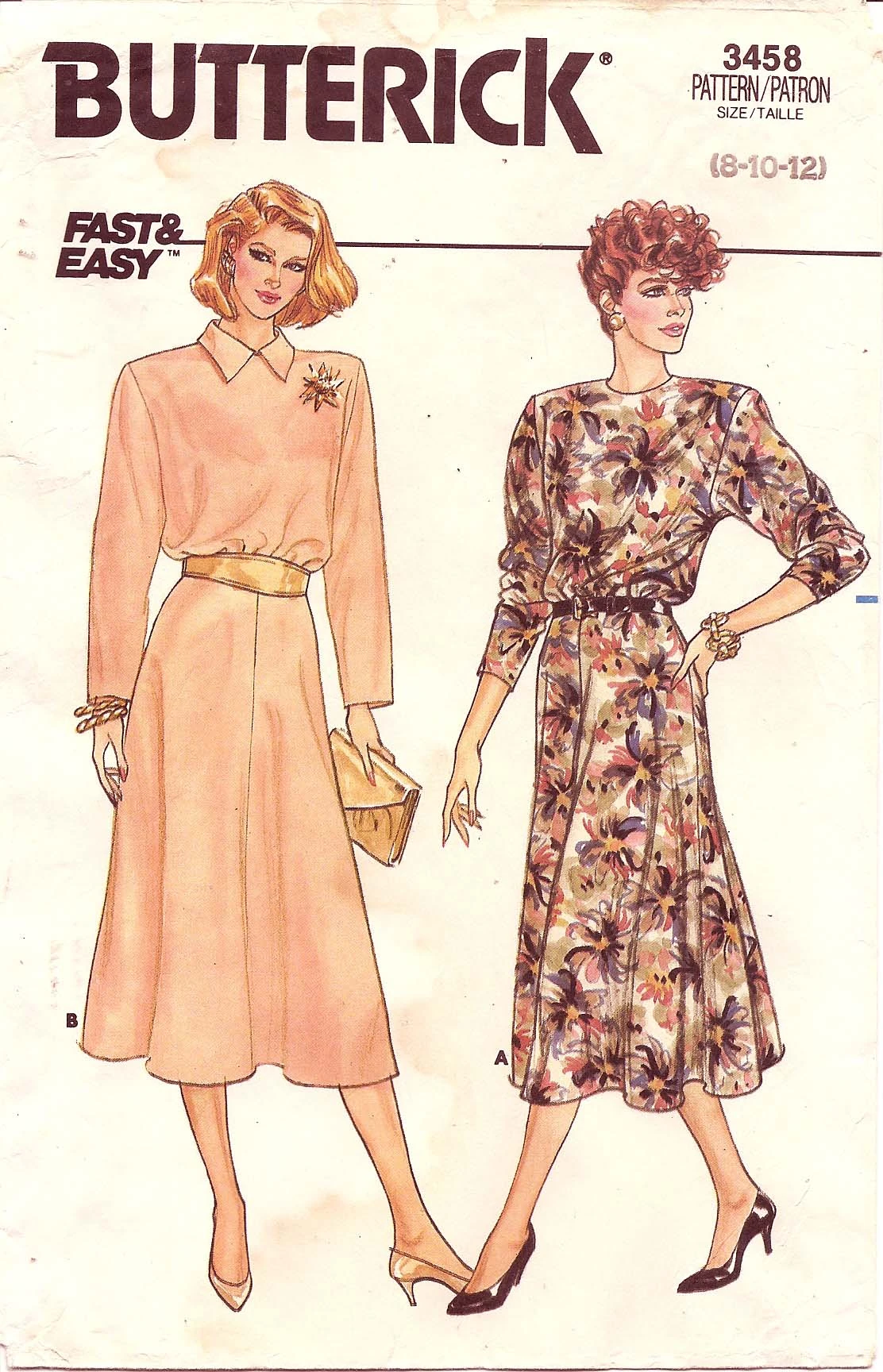 Butterick 3458 | Vintage Sewing Patterns | FANDOM powered by Wikia