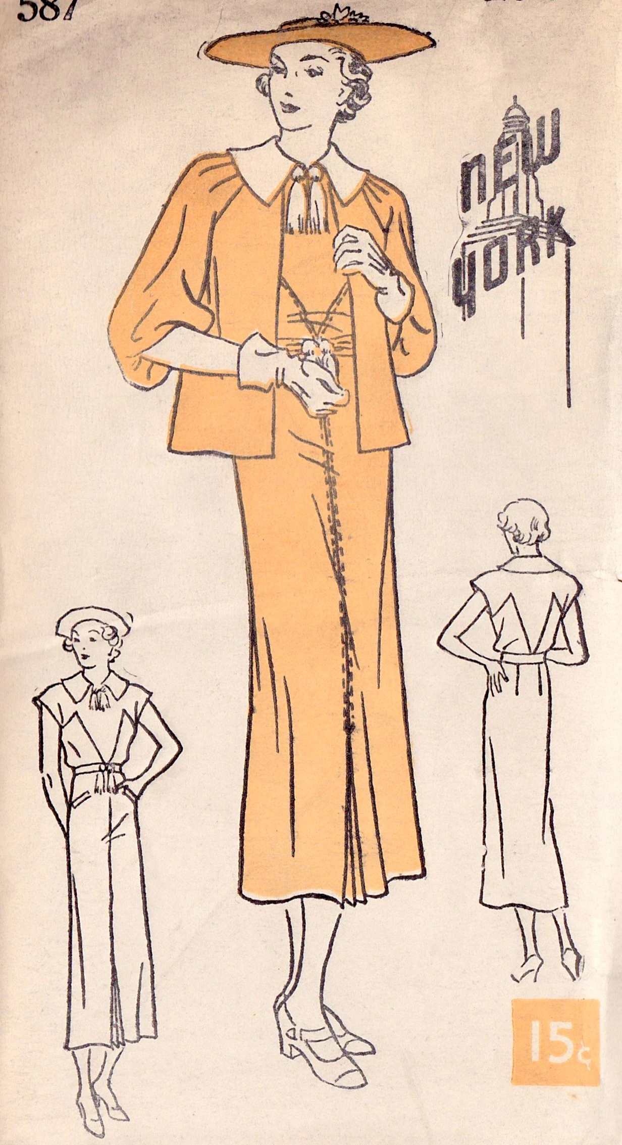 New York 587 Vintage Sewing Patterns FANDOM powered by Wikia