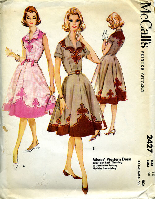 vintage western dress