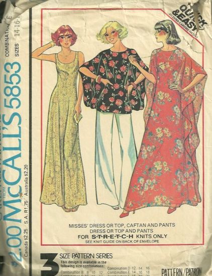 McCall's 5853 | Vintage Sewing Patterns | FANDOM powered by Wikia