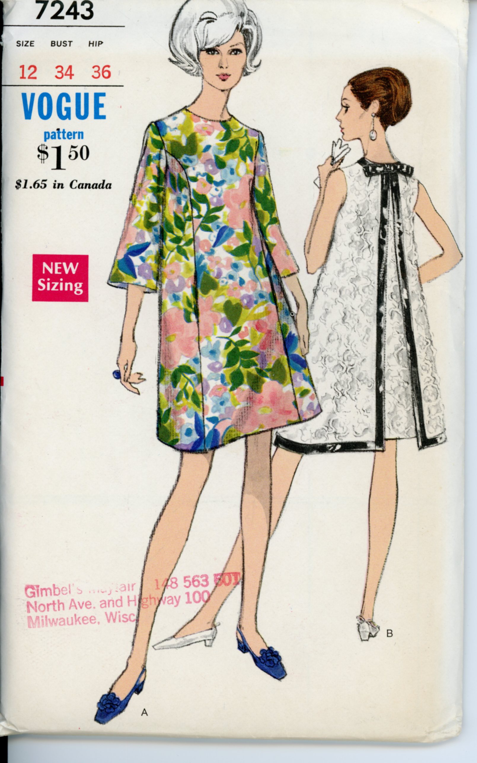 Vogue 7243 A Vintage Sewing Patterns Fandom