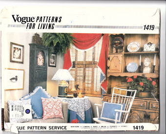 Vogue 1419 B Vintage Sewing Patterns Fandom