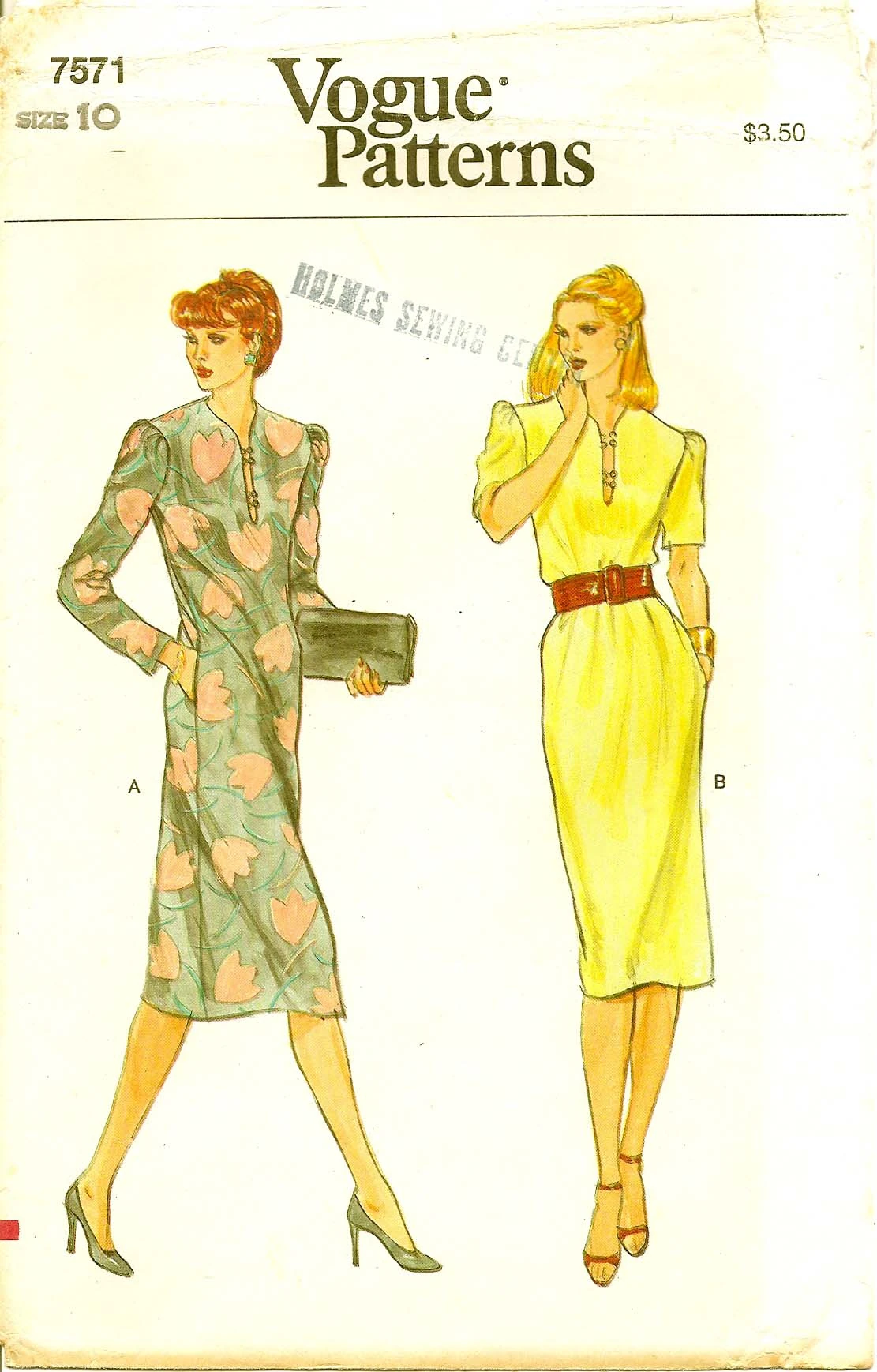 Vogue 7571 A | Vintage Sewing Patterns | FANDOM powered by Wikia