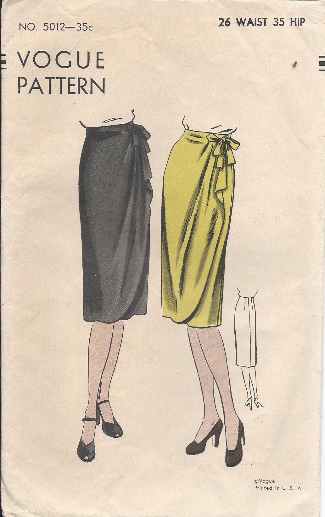 Vogue 5012 Vintage Sewing Patterns Fandom