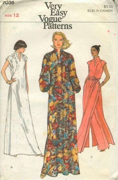 Vogue 7036 | Vintage Sewing Patterns | FANDOM powered by Wikia
