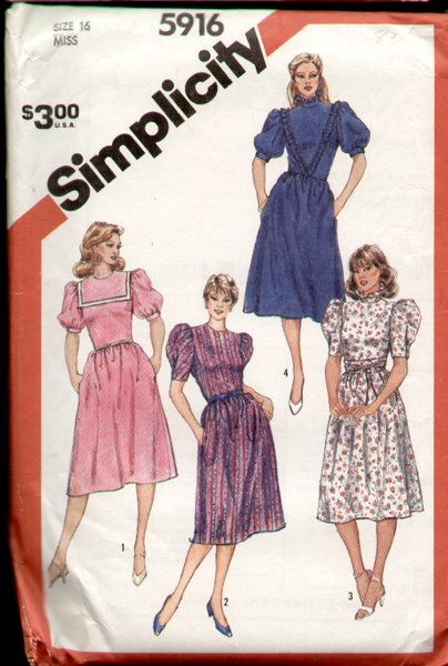 Simplicity 5916 A | Vintage Sewing Patterns | FANDOM powered by Wikia