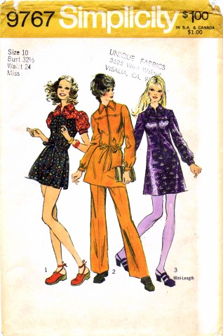 Simplicity 9767 A | Vintage Sewing Patterns | FANDOM powered by Wikia