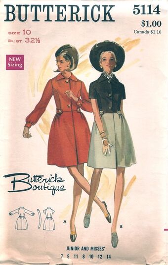 Butterick 5114 Vintage Sewing Patterns Fandom
