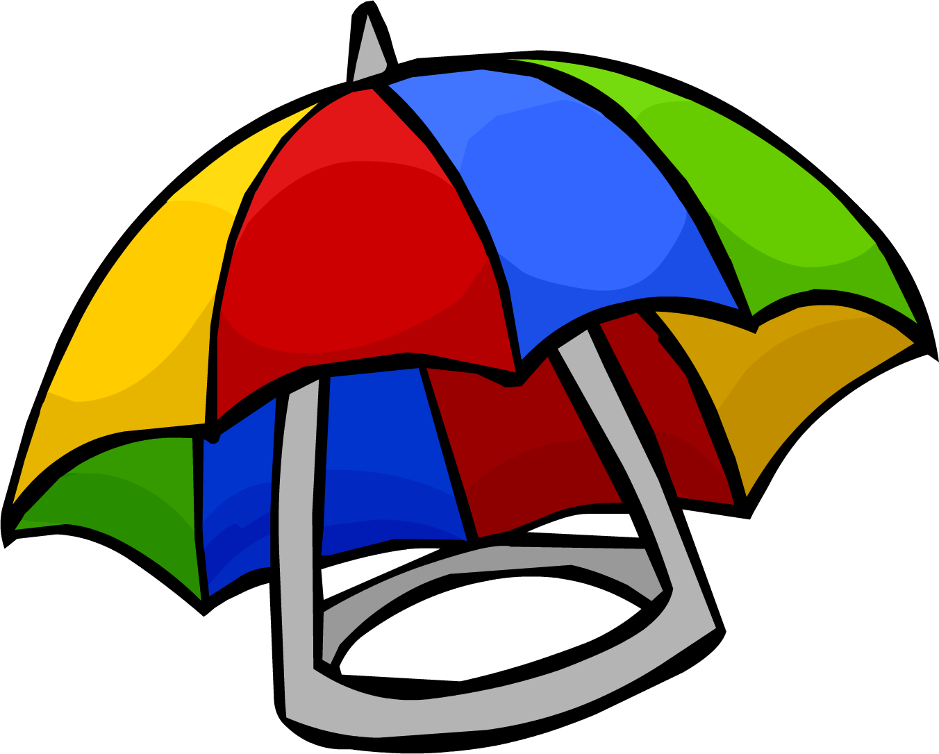 see through umbrella hat