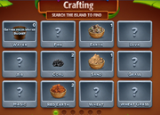 Crafting interface