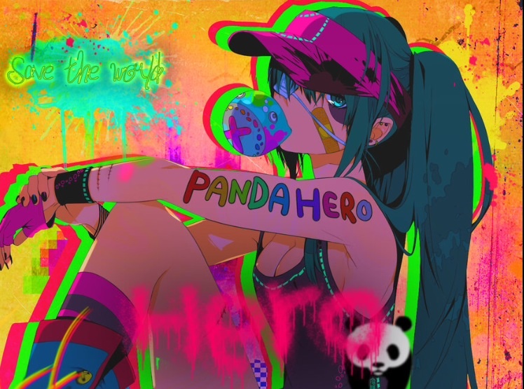 Miku panda hero