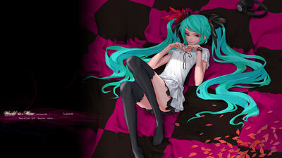 ワールドイズマイン World Is Mine Vocaloid Wiki Fandom - i dressed my character up as hatsune miku on roblox part 3
