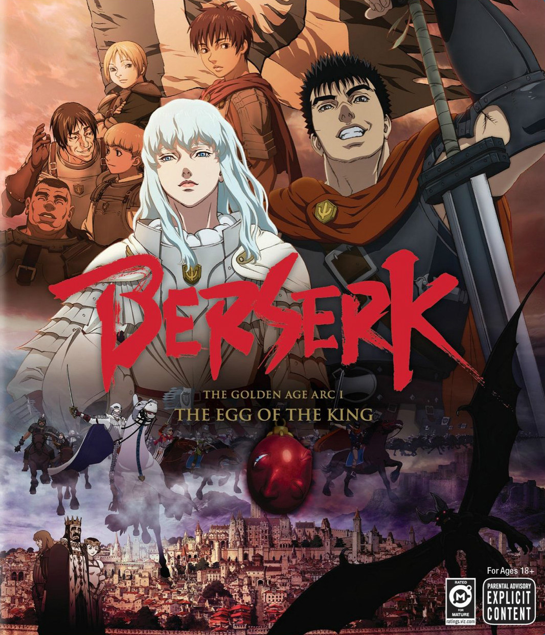 Sintético 95+ Foto Berserk Golden Age Arc I The Egg Of The King Mirada Tensa