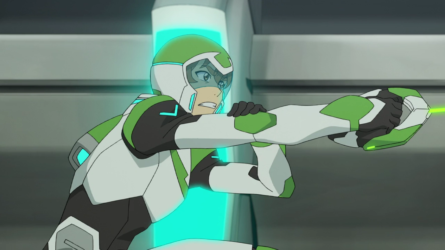 Image S2E03.110. Pidge holding onto bayard line.png Voltron Wiki