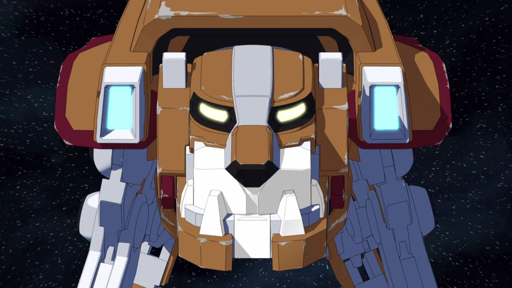 Image S2E09.250. Yellow Lion head on.png Voltron Wiki FANDOM