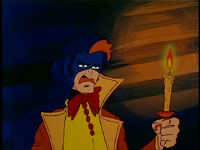 Screen-raible with candle