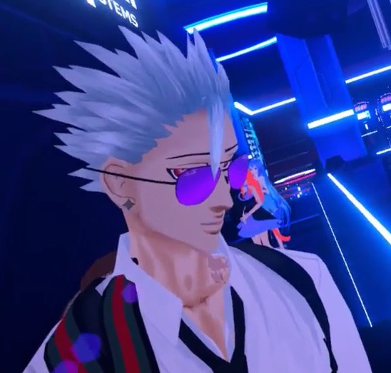 Purple Brush Character Vrchat