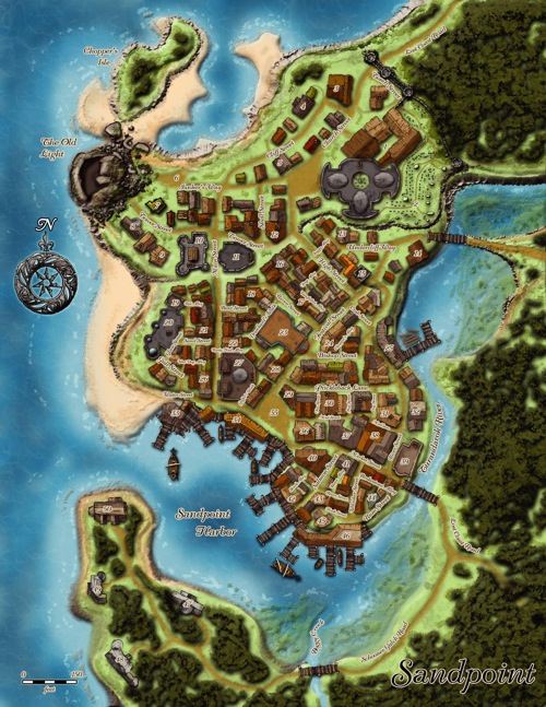 Sandpoint map