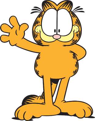 garfield waving clipart transparent character cartoon friends paws imagem movie cat find requiem vs clip animados orange check fandom wiki