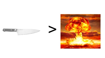 Knife beats BOMB