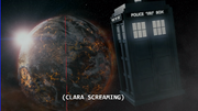 TARDIS falls to Trenzalore 