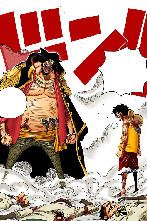 Blackbeard and luffy