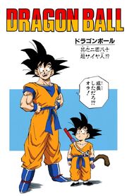 Goku (child and adult) manga