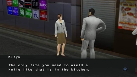 The only time you need to wield a knife like that is in the kitchen