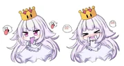 Boo and princess king boo luigi s mansion mario series and new super mario bros u deluxe drawn by bailingxiao jiu sample-7d266f8ce43fe47bb820a72e62e602a9