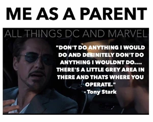Tony stark to peter parker